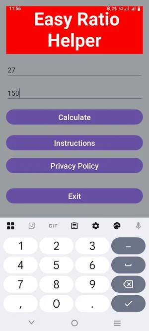 Easy Ration Helper Screenshot 3
