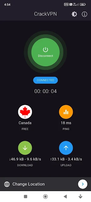 CrackVPN Screenshot 3