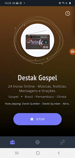 Destak Gospel Rádio Web Screenshot 3