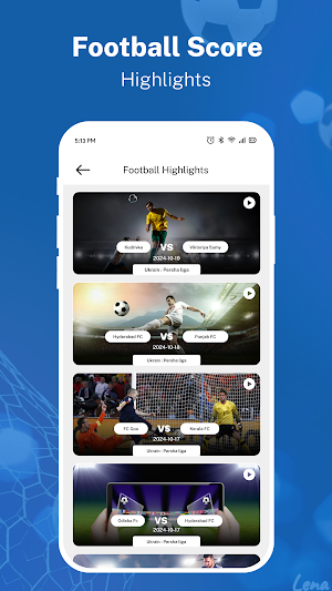 Live Football TV HD Streaming Screenshot 0