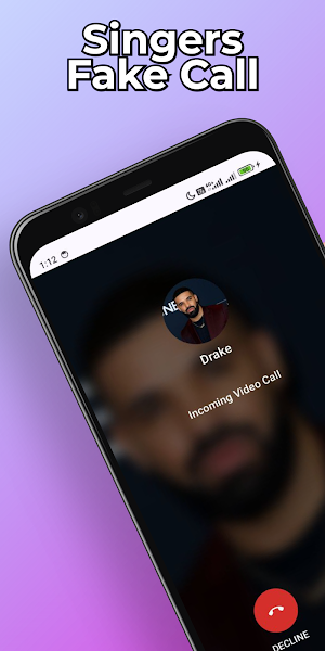 Singers Fake Video Call & Chat Screenshot 0