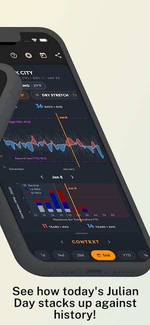 EraNorms: Past Weather Almanac Screenshot 1