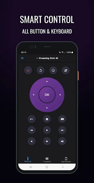 Remote control for Roku TV Screenshot 0