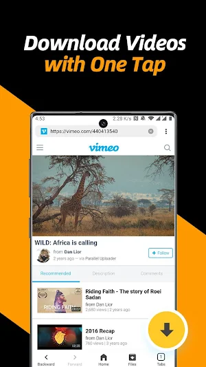 Video Downloader, Private File Downloader & Saver Screenshot 1