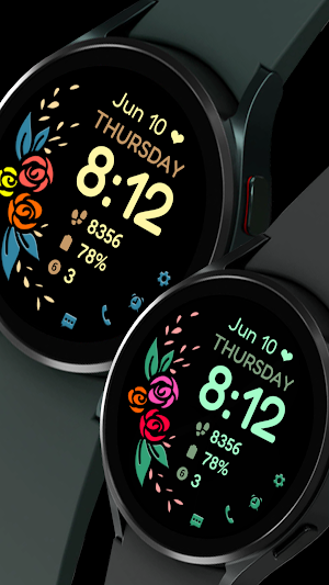 Flower Watchface Screenshot 3