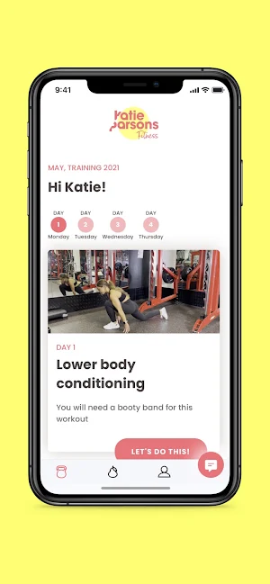 Katie Parsons Fitness App Screenshot 3