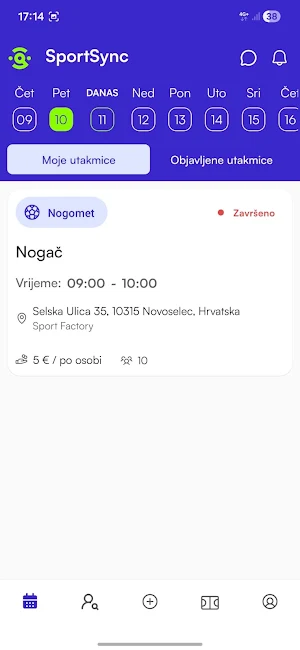 SportSync Screenshot 1