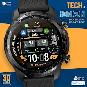 Tech Horizon - Watch Face Screenshot 2