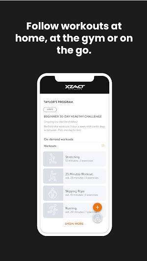 X-ZACT FITNESS Screenshot 2