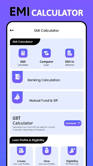 EMI Calculator - Finance CalC Screenshot 0