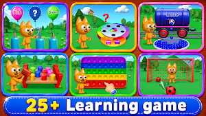 Kitty Egg Surprises: Kids ABC Screenshot 2