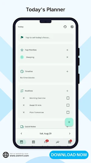 Daily Planner - Tasks & Habits Screenshot 1