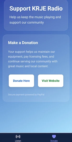 KRJE Radio Screenshot 1
