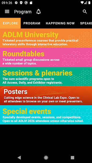 ADLM Meetings Screenshot 2