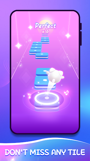 Dancing Meow: Cats & Tiles Hop Screenshot 2