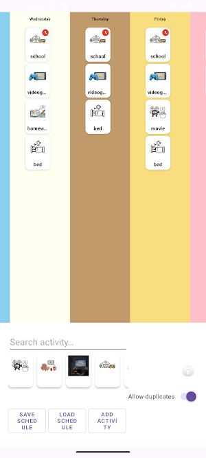 VisualPlanner: Visual Support Screenshot 1