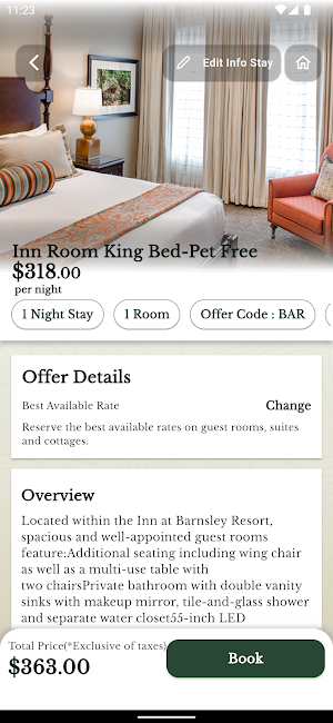 Barnsley Resort Screenshot 2