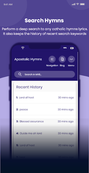 Apostolic Hymn Book Screenshot 3