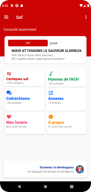Sur les ailes de la foi Screenshot 1