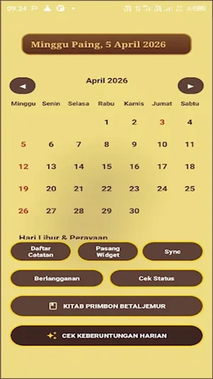 Kalender Jawa Kuno Screenshot 3