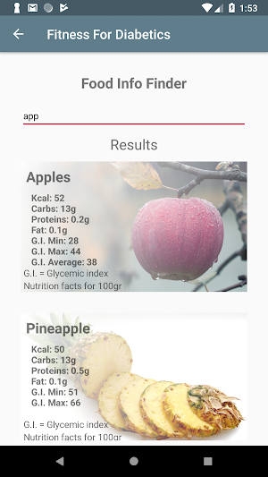 Fitness for Diabetics: Blood s Screenshot 2