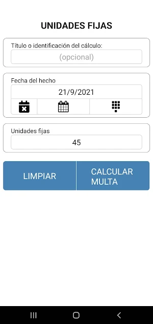 Calculadora de Libertades Screenshot 2