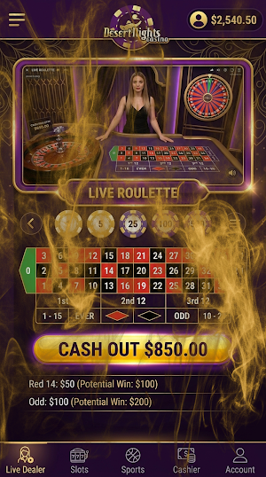 Desert Nights Casino Screenshot 0