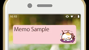 Notepad Widget Maneki Cat Screenshot 3