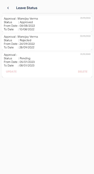 Idf Attendance Screenshot 3