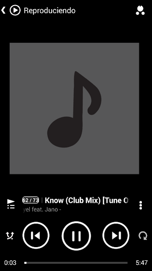 SKIN PLAYERPRO V4 METRO BLACK Screenshot 1