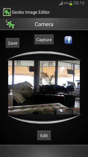 Gecko photo image editor Screenshot 1