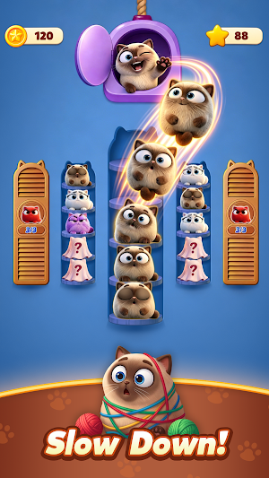 Meow Sort-Color Puzzle Master Screenshot 3