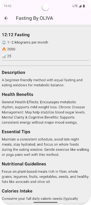 Fasting Methods Screenshot 1