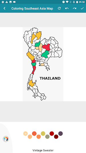 southeast Asia Coloring Map Screenshot 3