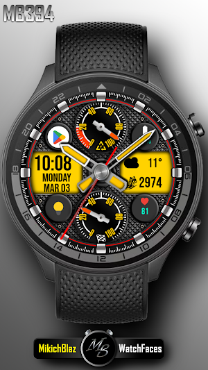 Hybrid Watch Face MB394 Screenshot 3