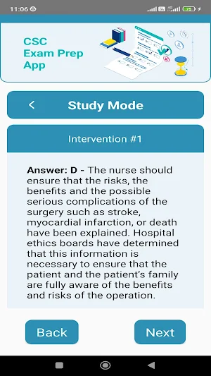 CSC Exam Prep App Screenshot 3