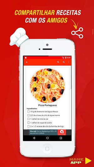 Receitas de Pizza Screenshot 3