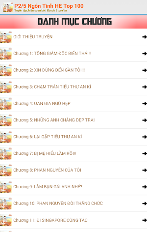 Truyện Ngôn Tình HE Top 100 Ph Screenshot 3