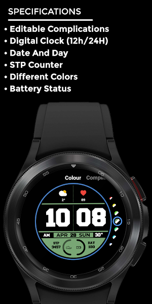 Night 58 - watch face Screenshot 3