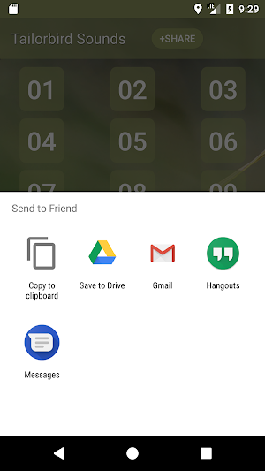 Tailorbird Sounds Screenshot 3