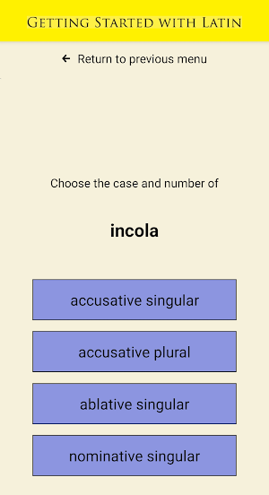 Drills for Getting Started with Latin Screenshot 3