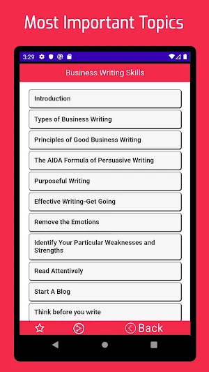 Business Writing Skills Screenshot 0