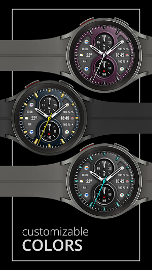 DADAM101 Analog Watch Face Screenshot 2