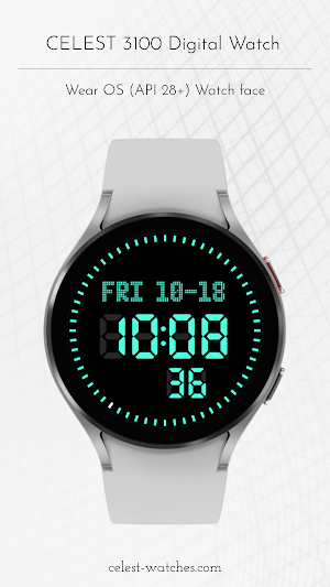 CELEST3100 Digital Watch Screenshot 3