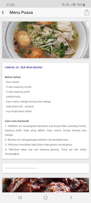 Menu 30 Hari Berpuasa Screenshot 0