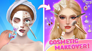 Beauty Makeover:Makeup&DressUp Screenshot 1