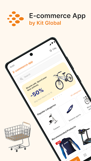 E-commerce application Screenshot 0