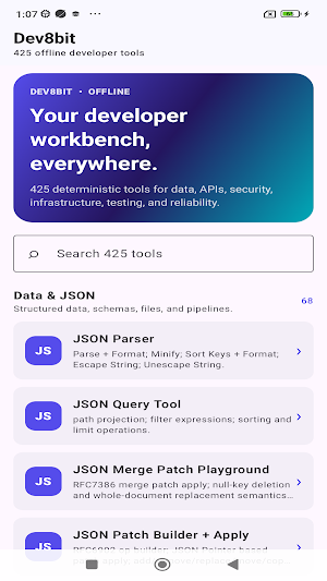 Dev8bit: Developer Tools Screenshot 0