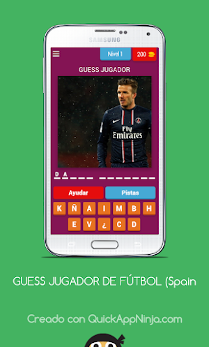 GUESS JUGADOR DE FÚTBOL (Spanish) Screenshot 0