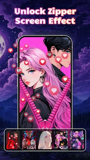 3D Zipper Lock Screen Screenshot 3